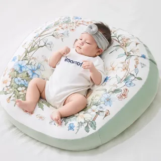 【Mibobebe】多功能寶寶互動窩枕 躺餵枕 寶寶哺乳枕 防吐奶墊(餵奶枕 斜坡防嗆奶 寶寶睡墊)