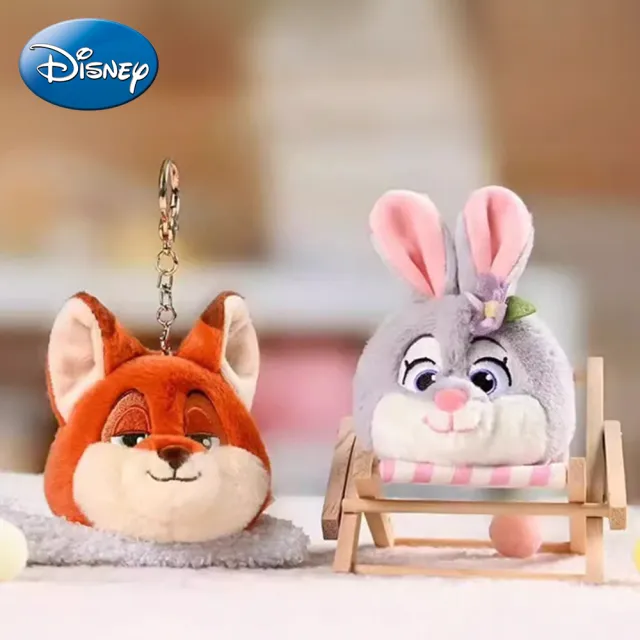 【Disney 迪士尼】雙11 動物方城市系列茱蒂尼克掛飾 吊飾 鑰匙包(兒童禮物)