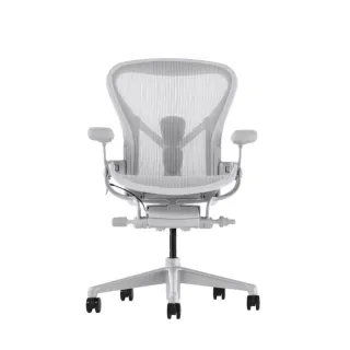 【Herman Miller】ystore雅浩家具 Aeron 3.0 旗艦款 礦石霧白/C尺寸 人體工學椅(老闆椅、辦公椅)