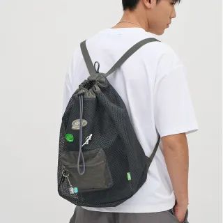 【plain-me】男女款 舒跑聯名網狀涼感後背包 CRV30112-251(男包 女包 網帶 背包 包包 雙肩包)