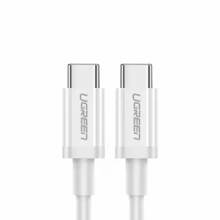 【綠聯】USB Type-C 快充充電線 60W ABS版 白色 0.5公尺