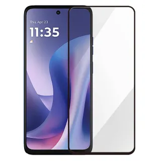 【Metal-Slim】Motorola Moto G57 全膠滿版9H鋼化玻璃貼