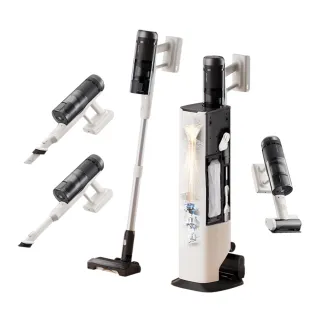 【Roborock 石頭科技】無塵柱｜H60 Hub Pro 零纏繞x自動集塵x微米級抗敏 多功能吸塵器(H9A2A)