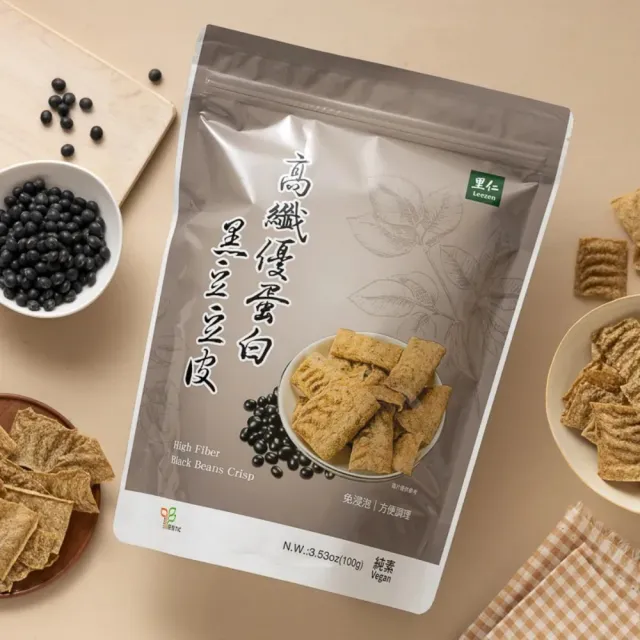 【里仁】高纖優蛋白黑豆豆皮100g