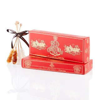 【TWG Tea】聖誕節慶茶 純綿茶包雙重茶饗禮物組(純綿茶包15包/入+茶糖棒)