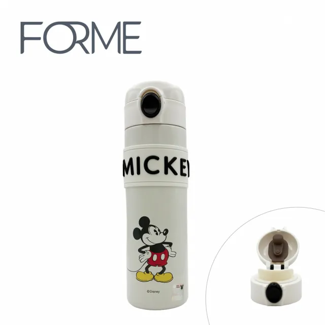 【Disney 迪士尼】正版授權_316不鏽鋼保溫直飲彈跳隨身杯 500ml(多款可選)