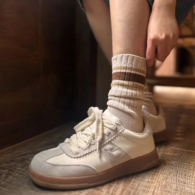 【FOOTER】Chicago84 美式針織襪(N201-沙)