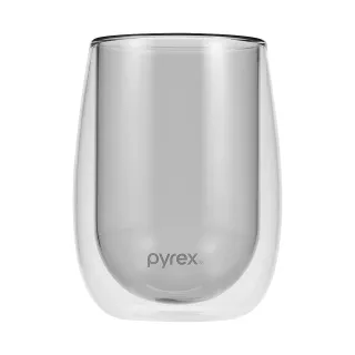 【CorelleBrands 康寧餐具】PYREX 暮光耐熱雙層玻璃杯480ml-2入組