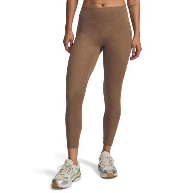 【UNDER ARMOUR】UA 女 Meridian Suede Effect 緊身九分褲_6003992-263(棕色)