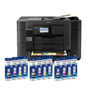 【EPSON】官方直營 搭3組T06G原廠1黑3彩墨水★L15160 四色防水高速A3+WIFI連供傳真複合機