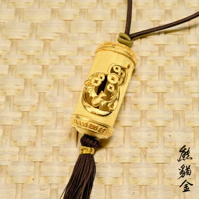 黃金墜飾福海壽山墜8.35錢附贈掛繩(黃金墜飾)