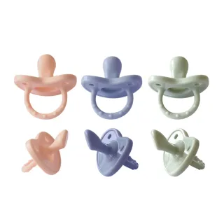 【Basilic 貝喜力克】全矽膠拇指型安撫奶嘴-M(五入組)