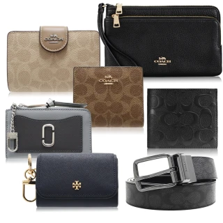 【COACH】本季精選 MJ x TB / 男女 短夾/中夾/皮帶(多色可選)