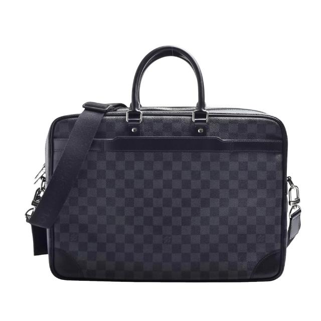 LV LOUIS VUITTON路易威登 N41123 經典棋盤格紋 Damier Ebene 帆布拉鍊手提公事包 LV N41123 經典棋盤格紋 Damier Ebene 帆布拉鍊手提公事包,可存放最大 15 吋手提電腦,內外皆有多個口袋,便於收納,配有可拆卸背帶,可肩背或斜挎。結帳享85折再享0利率,適合商務與日常使用。