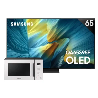 【Samsung 三星】65型 4K 165Hz OLED AI智慧顯示器 65S95F 壁掛安裝(QA65S95FAXXZW)