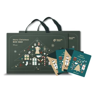 【步昂咖啡】送禮首選｜聖誕糖果濾掛禮盒 15g 精品濾掛｜2盒入｜聖誕禮盒 交換禮物(15gx10包)