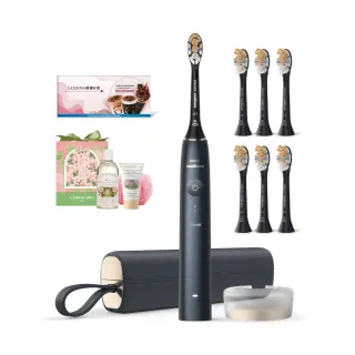 【Philips 飛利浦】官方直營 Sonicare頂級尊榮AI智能音波電動牙刷-HX9996/12 靜夜藍