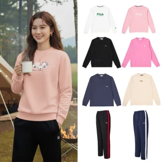 【FILA官方直營】精選運動服飾/運動大學TEE/休閒運動長褲/運動褲(任選)