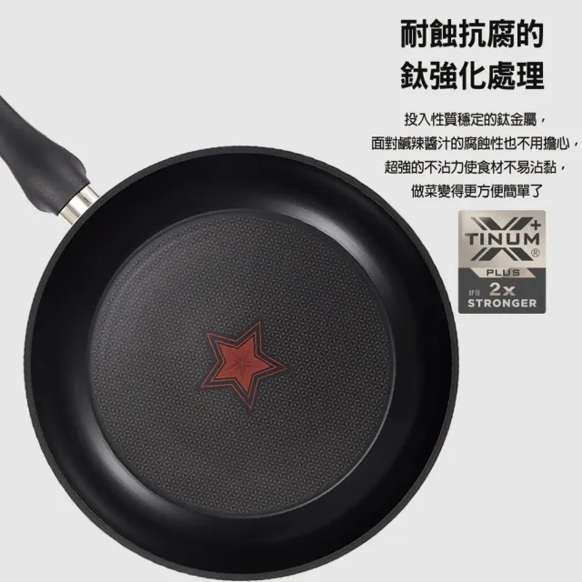 【HAPPYCALL】鈦電漿IH感溫不沾鍋平底鍋26cm(電磁爐適用)