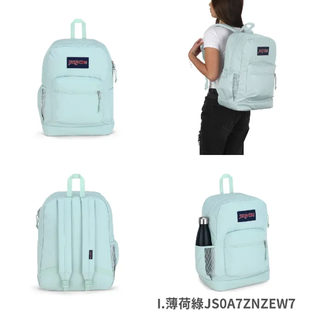 【JANSPORT】雙11 後背包 Cross Town Plus 15吋 減壓背帶 筆電包 雙肩包 包包 單一價 JS0A7ZNZ008