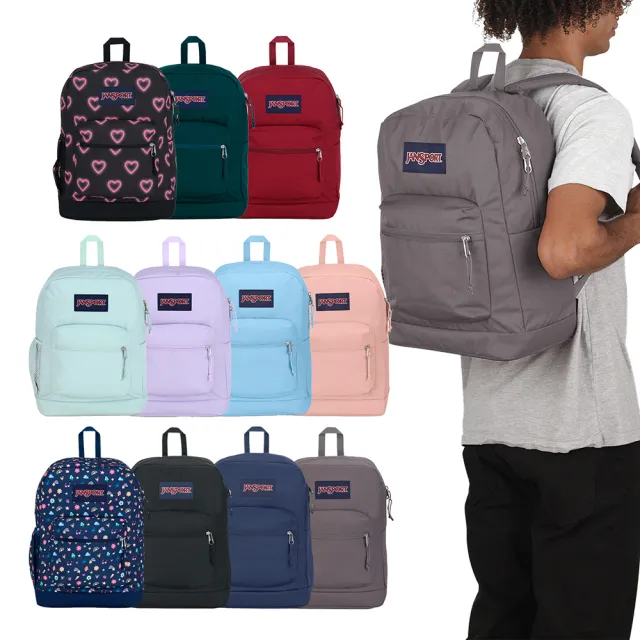 【JANSPORT】後背包 Cross Town Plus 15吋 減壓背帶 筆電包 雙肩包 包包 單一價 JS0A7ZNZ008