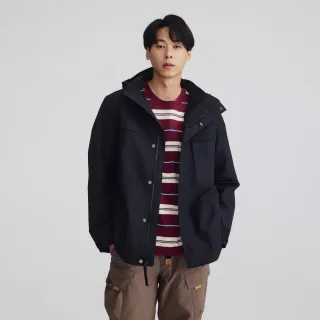 【Timberland 官方旗艦】男款黑色Benton三合一防水外套(A6NG5001)