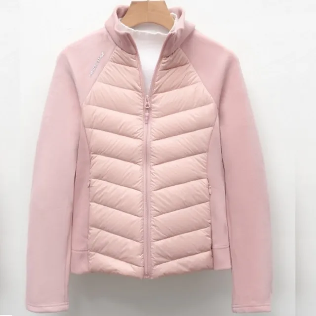 【巴黎精品】頂級真羽絨外套90%鴨絨羽絨衣秋冬(拼接純色女外套6色n1lw10)