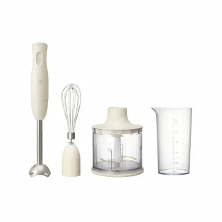 【BRUNO】手持式四件組攪拌器BOE034(大麥白)