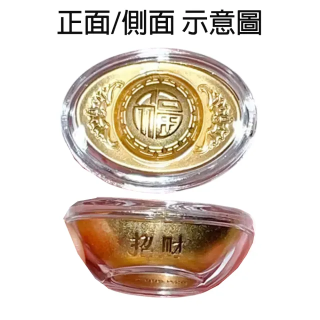 【開運億姊】月老護身符佛牌-發財金元寶開運-財神廟過香爐金山銀山通通來-補足各方運勢(超值二入組)