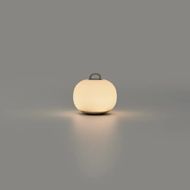 【MUJI 無印良品】充電式矽膠燈/約直徑10x高9.6cm