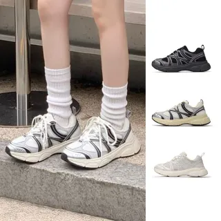 【MLB】休閒運動鞋 老爹鞋 Ace Runner 洋基隊(3ARNAC24N-多款任選)