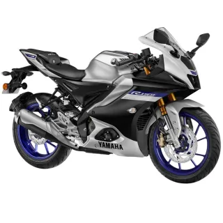 【YAMAHA 山葉】現車買就送機油5罐/R15m 銀藍 2024款(155CC/檔車/機車/平輸車/普洛吉村重機)