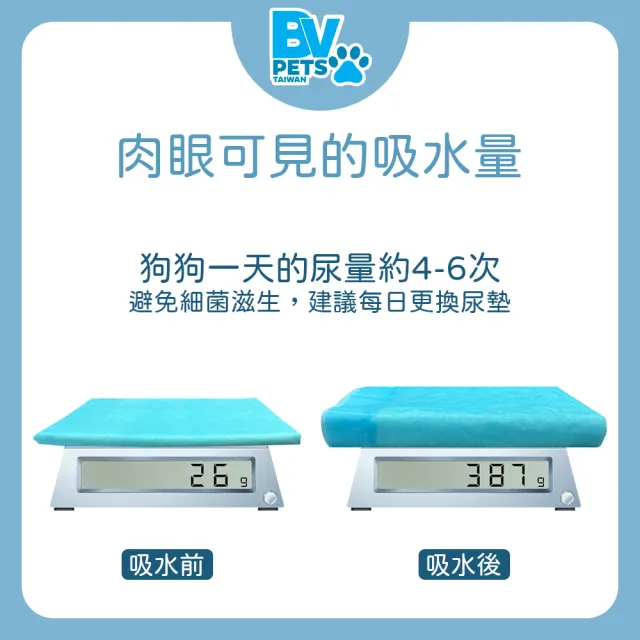 【美國BV Pets】1.5KG 家用標準型寵物尿布墊-4包(寵物尿墊/尿布/尿片/犬貓適用)