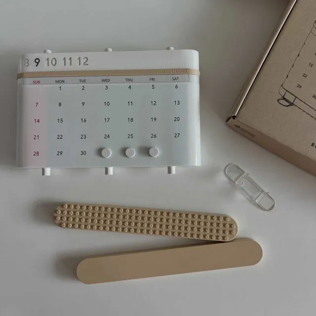 【ROLLENDAR】韓國時光轉轉積木記事曆(月曆、日曆、DIY積木萬年曆、轉動萬年曆、桌曆)