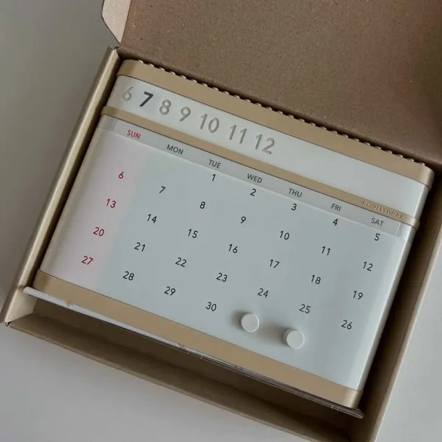 【ROLLENDAR】韓國時光轉轉積木記事曆(月曆、日曆、DIY積木萬年曆、轉動萬年曆、桌曆)