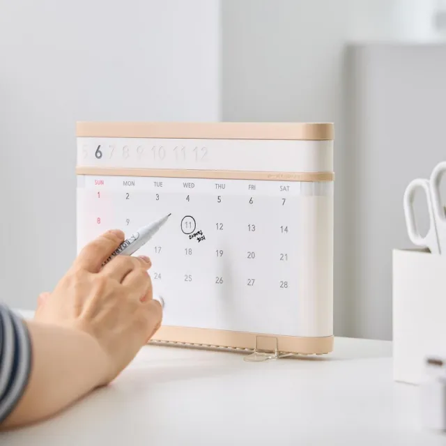 【ROLLENDAR】韓國時光轉轉積木記事曆(月曆、日曆、DIY積木萬年曆、轉動萬年曆、桌曆)