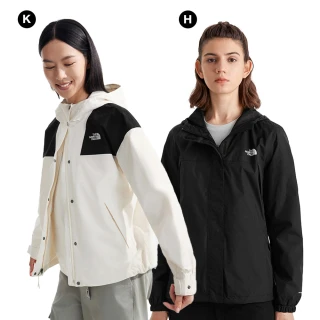 【The North Face 官方旗艦】中性款防水透氣衝鋒衣(多款任選)