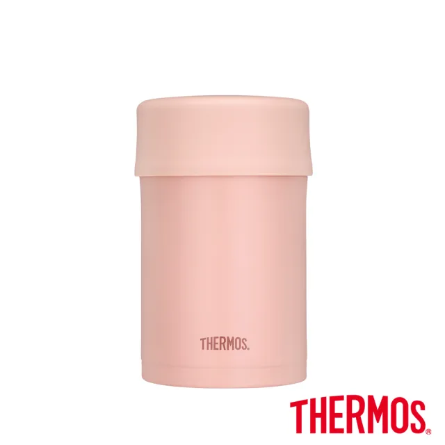 【THERMOS膳魔師】買1送1_不鏽鋼彈蓋保溫瓶500ml+大口徑燜燒罐500ml(JEWC-501+JBN-501)
