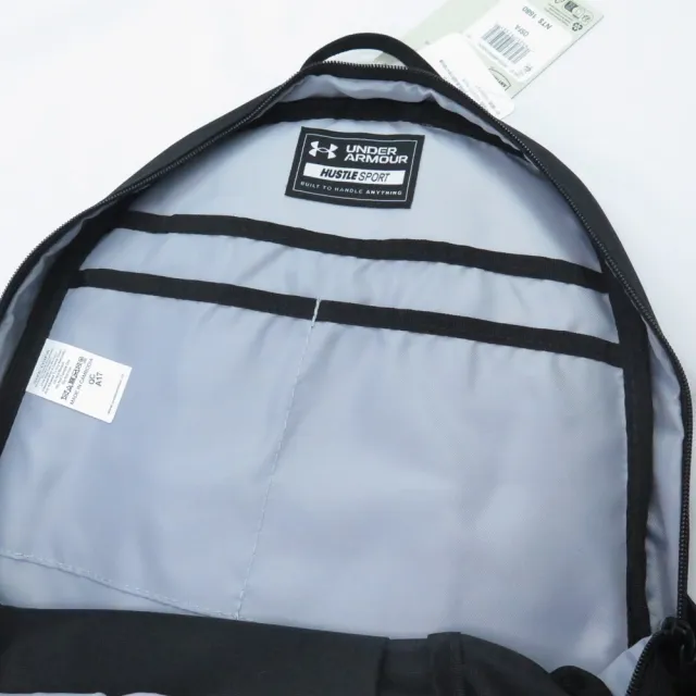 【UNDER ARMOUR】Hustle Sport 後背包 筆電夾層 防潑水(1364181001 黑)