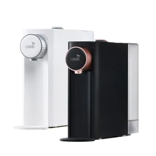 【美國OASIS】桌上型mini質感瞬熱雙溫飲水機(抑菌水箱/3秒瞬熱/移動水箱/輕巧質感美型/免安裝/IF-201K)