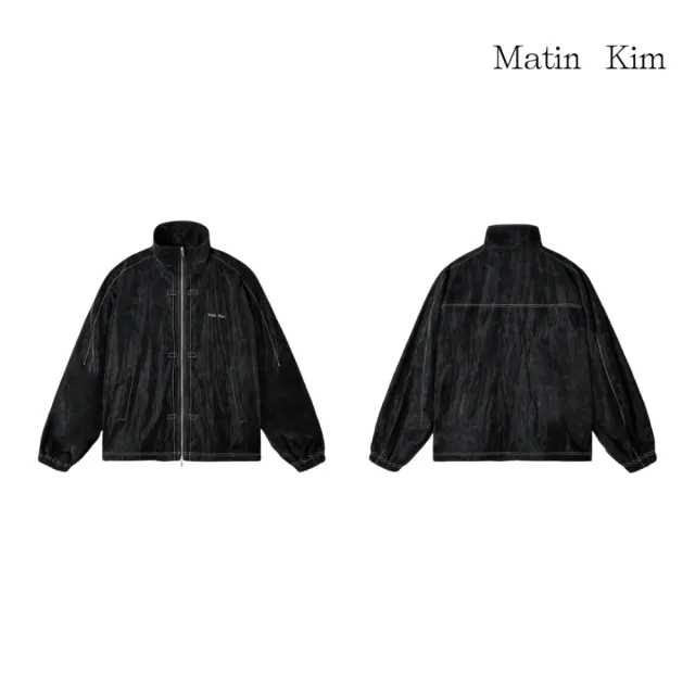 【MATIN KIM】官方旗艦 縫線細節高領夾克(多款任選)