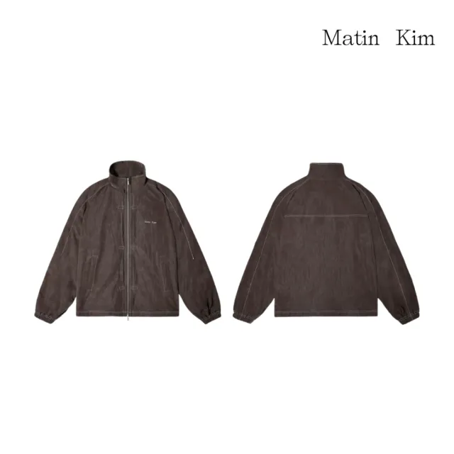 【MATIN KIM】官方旗艦 縫線細節高領夾克(多款任選)