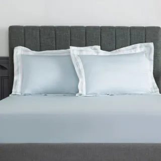 【WEDGWOOD】100%天絲簡約素色 床包枕套三件組(加大任選｜80支350織)