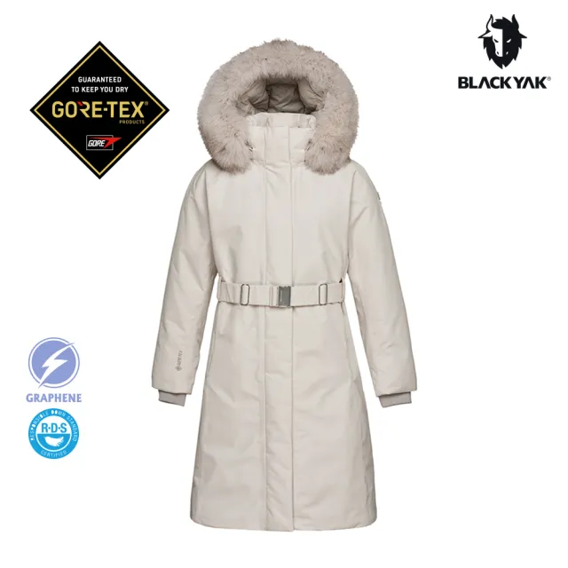 【BLACKYAK】女 ALAYA GTX防水長版羽絨外套[兩色]BYEB2WJ902(GORE-TEX 防水 鵝絨 禦寒風 石墨烯)