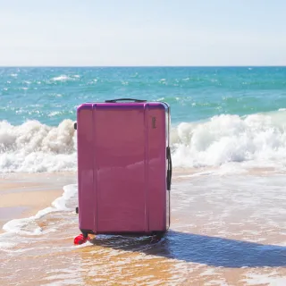 【Floyd】26吋行李箱 魔幻紫(鋁框箱)