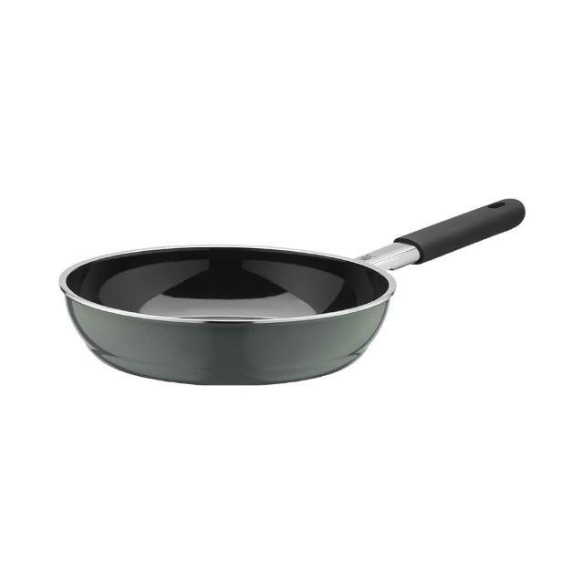 【WMF】德國製FUSIONTEC MINERAL 平底鍋 24CM(鉑金色/陶晶鍋)