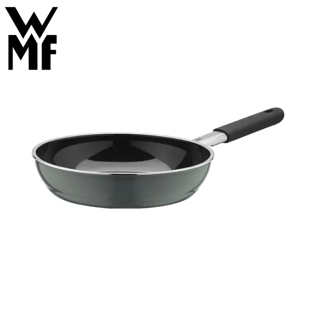 【WMF】德國製FUSIONTEC MINERAL 平底鍋 24CM(鉑金色/陶晶鍋)
