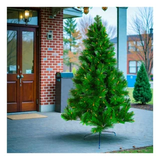 【摩達客】台灣製-7尺/7呎-210cm特級綠松針葉聖誕樹-裸樹(不含飾品/不含燈/本島免運費)