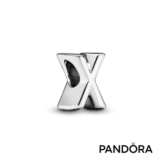 【Pandora 官方直營】聖誕禮精選-字母「X」串飾