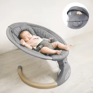 【i-Smart】多功能電動嬰兒安撫搖椅 斜躺搖籃(可定時｜護脊設計｜可坐可躺｜電動搖籃｜安撫搖藍｜電動搖椅)